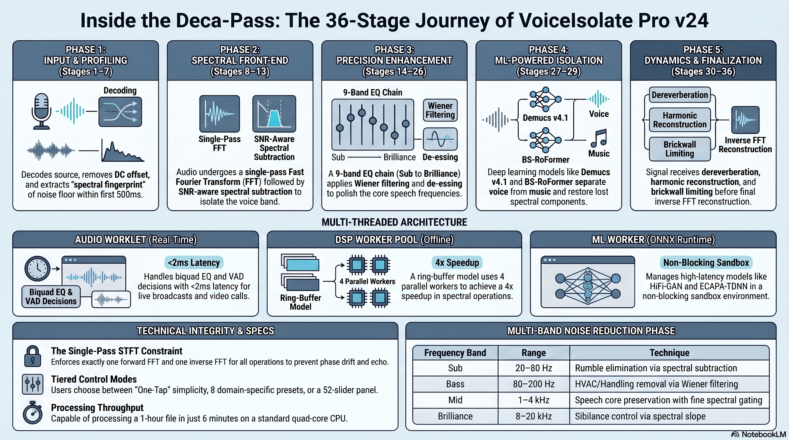VoiceIsolate DSP pipeline